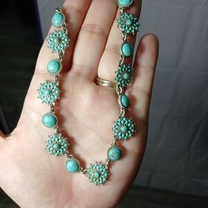 Lucky Brand Turquoise Collar Necklace